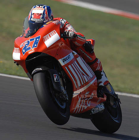 Australieren Casey Stoner vandt søndag eftermiddag sin ottende sejr i MotoGP VM.